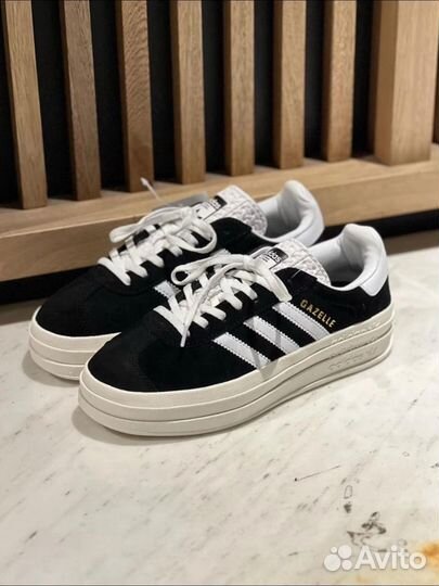 Adidas Gazelle Bold Core Black White