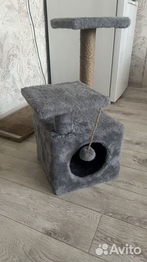 Домик для кошки с когтеточкой