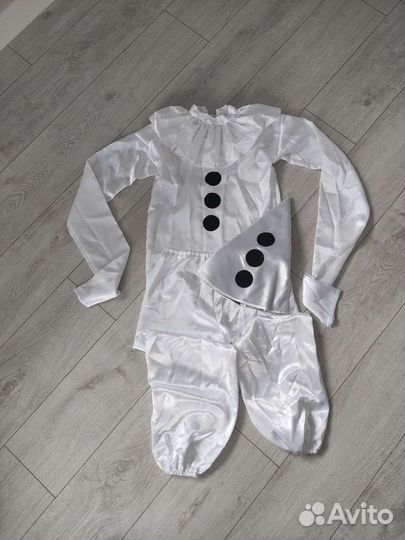 Новогодний костюм Пьеро 134-146