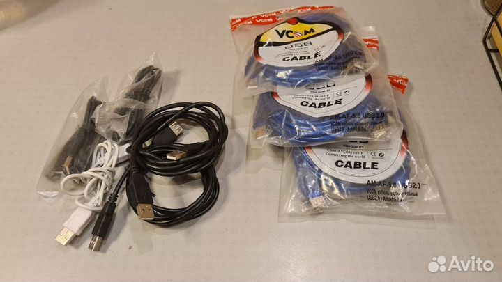 Кабеля USB, соединители, удлинители