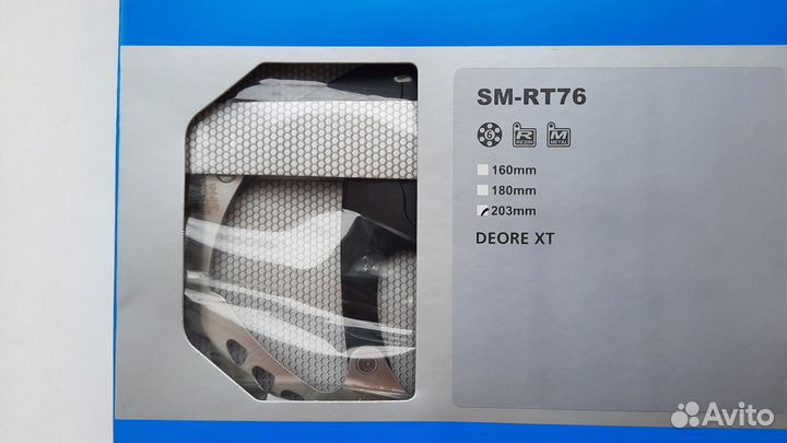 Shimano XT RT76 роторы 203мм
