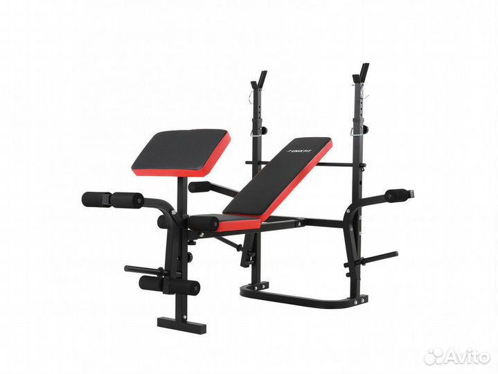 Скамья силовая со стойками unix Fit bench 120P ск