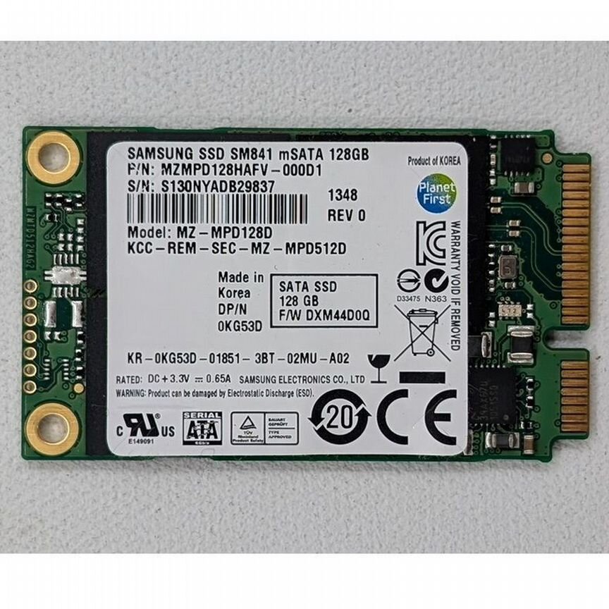 [MZMPD128HAFV] Ssd Диск Mz-Mpd128d-000d1, 0kg53d, S