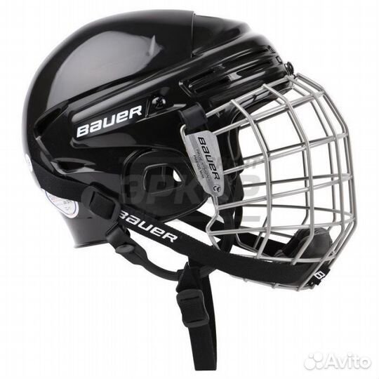 Шлем Bauer 2100 JR черный с маской Б/У арт.29293