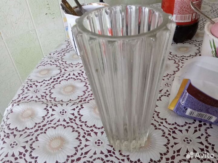 Ваза стекло СССР