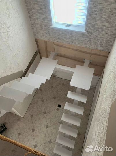 Забежная лестница с установкой