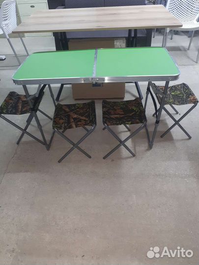 Набор пикник новый Ника Ижевск стол+4стула