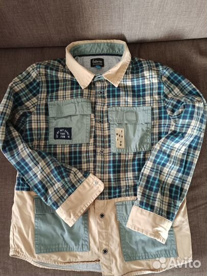 Рубашка теплая на мальчика