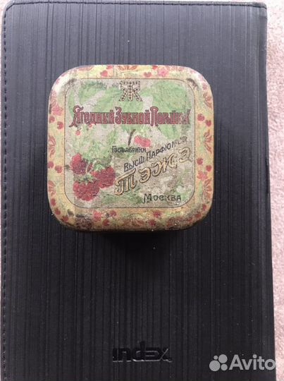 Баночка для зубного порошка