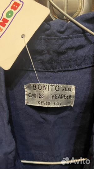 Рубашка новая на мальчика 128 см