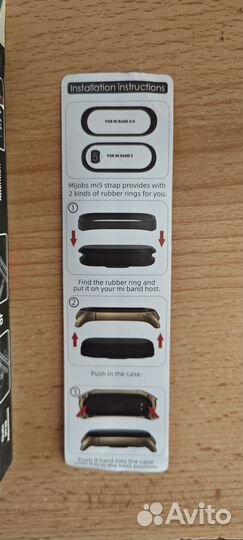 Металлический ремешок для Xiaomi Mi Band 3, 4, 5