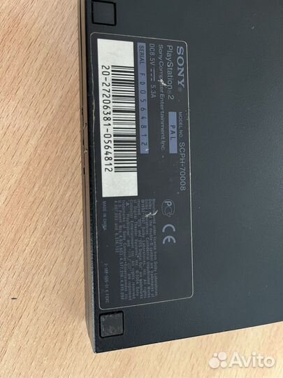 Продам Sony playstation 2 (требует ремонта)