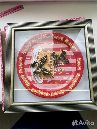 Картина с бабочками новая в ассортименте