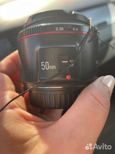 Объектив canon 50mm 1.8