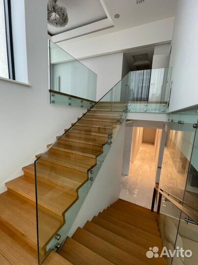 Стеклянные перила и ограждения от производителя