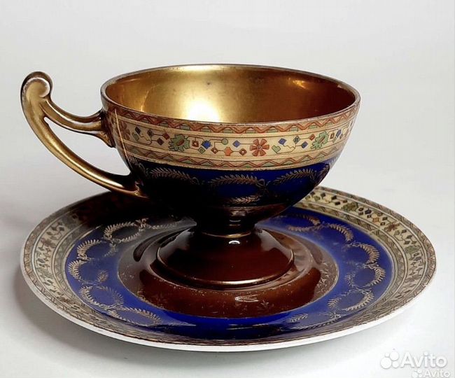 Старинная кофейная пара Чехословакия Epiag Royal