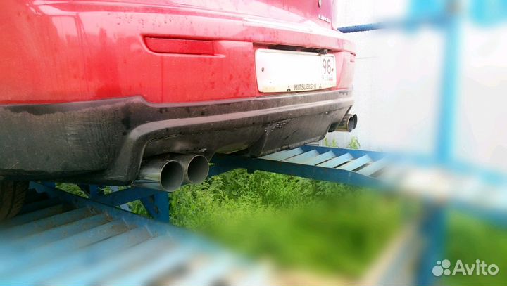 Тюнинг Глушитель Mitsubishi lancer 10 (дорестайл)