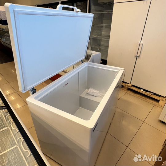 Морозильный ларь 400л с глухой крышкой