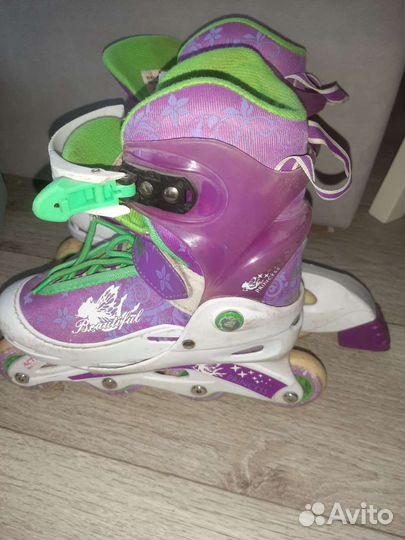 Роликовые коньки детские раздвижные