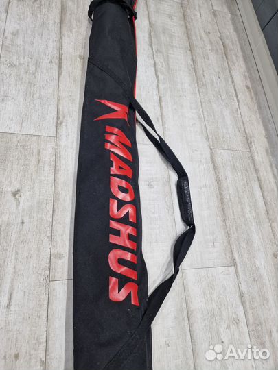 Лыжи беговые с креплениями, ботинки, палки и чехол