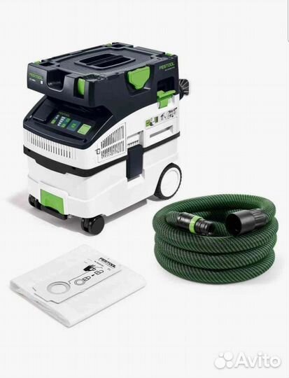 Пылесос Festool mini 1, есть и кнопка блютуз