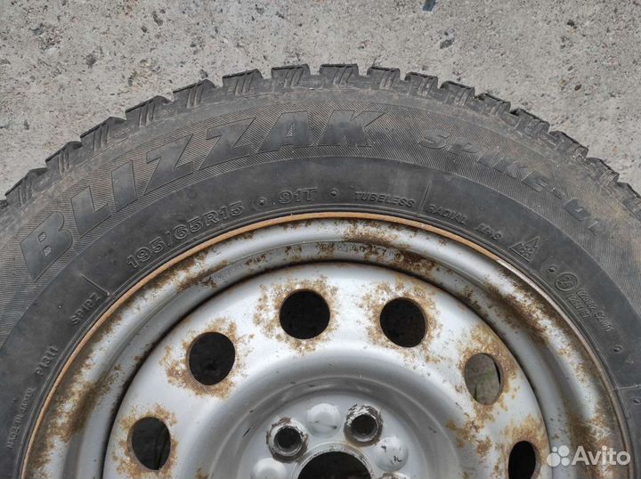 Зимние колеса R15 б/у Bridgestone Blizzak 195/65