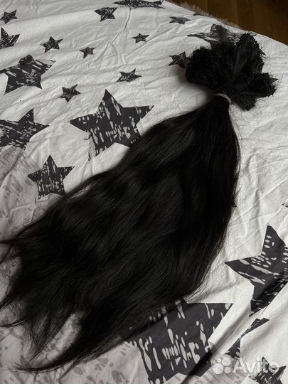 Волосы для наращивания натуральные бу 47см