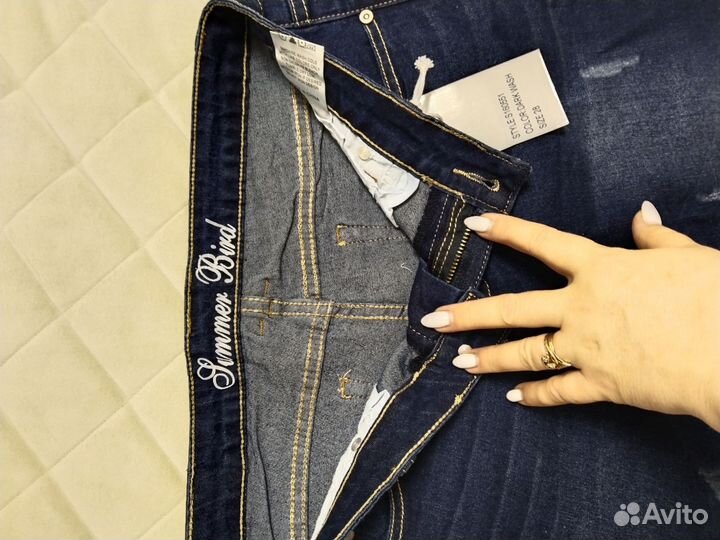 Джинсы новые заниженная талия