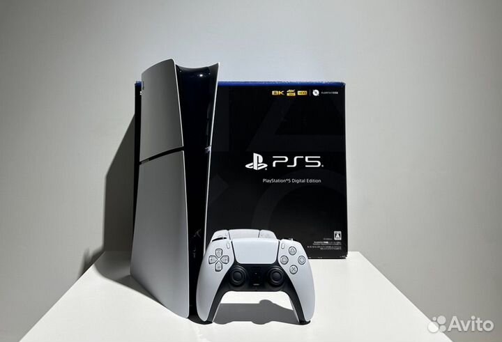 Playstation 5 Slim Digital +48 игр (как новый)