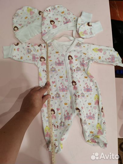 Вещи пакетом на девочку0-3 месяцев