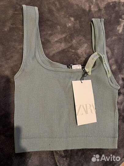 Кроп топ zara