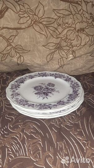 Винтажные столовые тарелки trentham