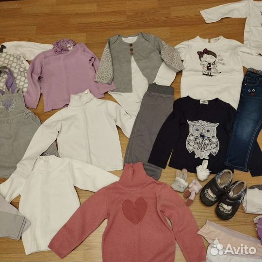 Большой пакет вещей на девочку 2-3 года