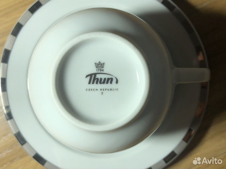 Набор чашек с блюдцами на 6 персон