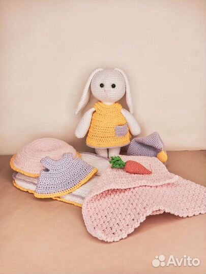 Мягкая игрушка заяц