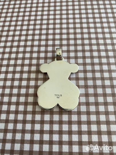 Подвеска Tous Мишка (большой) с этикеткой, шпинель