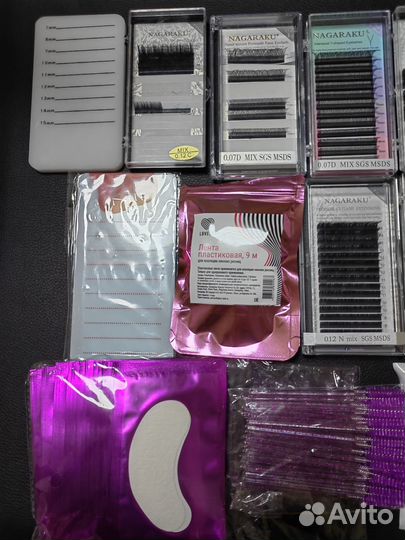 Всё для ресниц кушетка, лампа, расходники