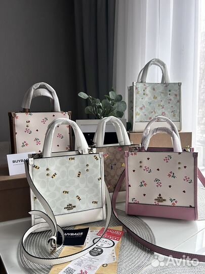 Сумка Coach мини шопер 7 цветов