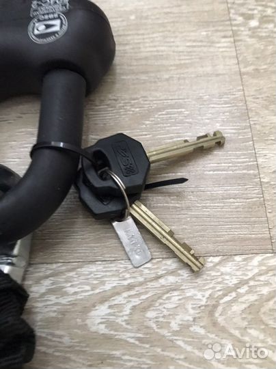 Цепь противоугонная с замком