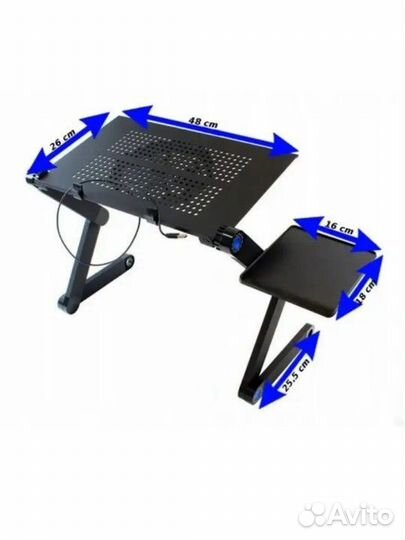 Столик для ноутбука складной, новый с дефектом