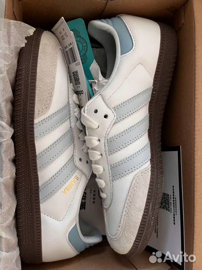 Adidas samba halo blue оригинал