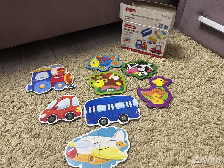 Пазлы для малышей крупные