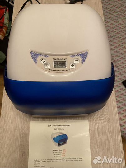 Лампа для манекюра 36w UV-Lichthaertungsgeraet