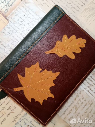 Обложка для ежедневника из кожи