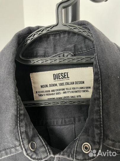 Джинсовая рубашка платье Diesel