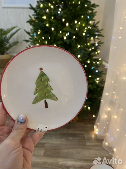 Новогодняя посуда сервиз lc waikiki