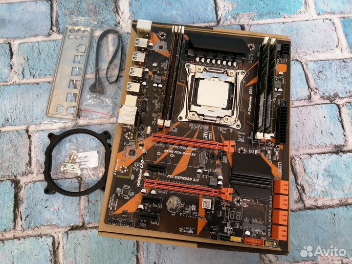 Комплект xeon E5-2678v3 + X99 Atermiter + 16gb