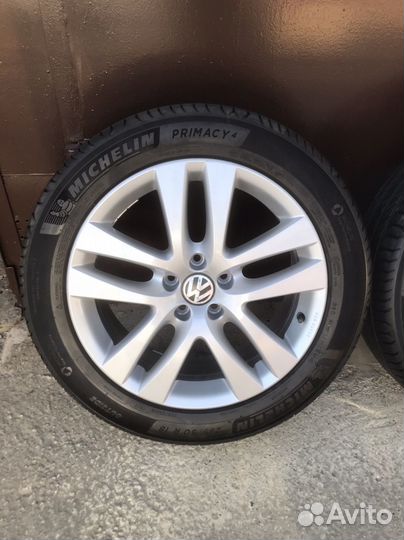Колеса Volkswagen, R-18, 5x112, на лете