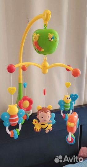 Мобиль на кроватку Жирафик б.у