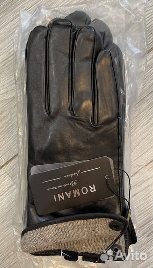 Мужские кожаные перчатки